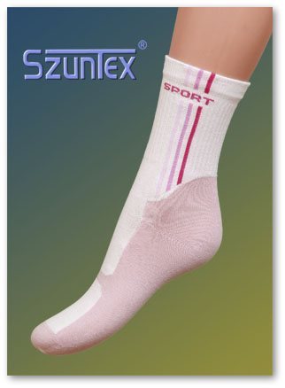 Hosszú szárú női sport zokni